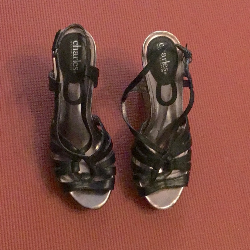 Charles, David, wedge sandals